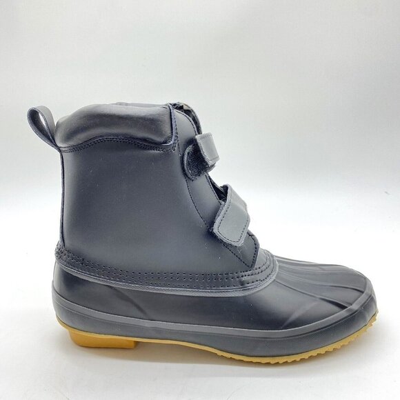 Habands Ice House Snow Boots Insulated Leather Rubber Steel Shank Men's 9D Black - Picture 7 of 11